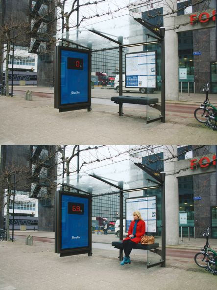 Những mẫu quảng cáo nhà chờ xe buýt đẹp, ấn tượng (Phần 2)