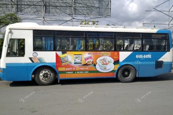 quảng cáo trên xe buýt tỉnh Bến Tre