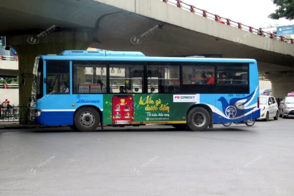Quảng cáo trên xe bus toàn quốc - FE CREDIT 2018