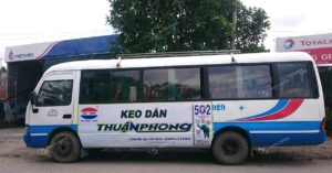 Quảng cáo trên xe bus Cần Thơ - Keo dán Thuận Phong 502