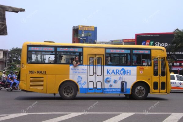 Quảng cáo trên xe buýt tại tỉnh Quảng Nam