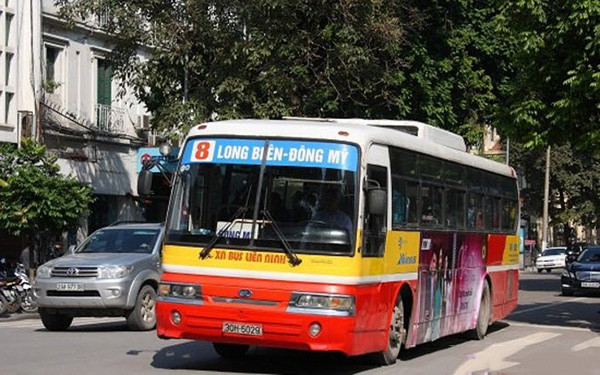 Lộ trình tuyến xe bus 08 Hà Nội