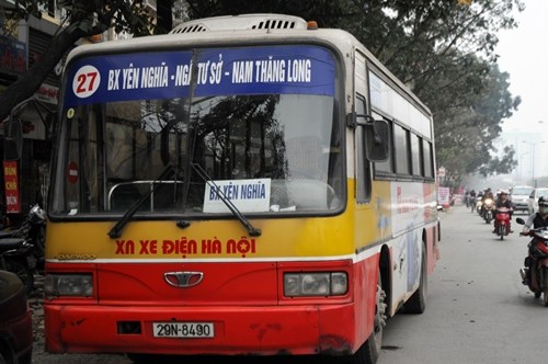 Lộ trình xe bus tuyến 27 tại Hà Nội