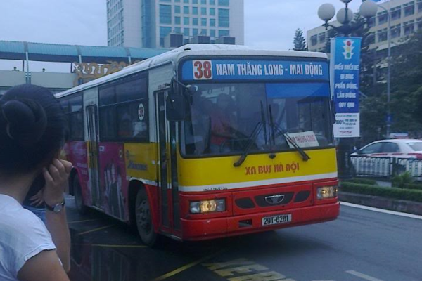 Lộ trình xe bus tuyến 38 tại Hà Nội