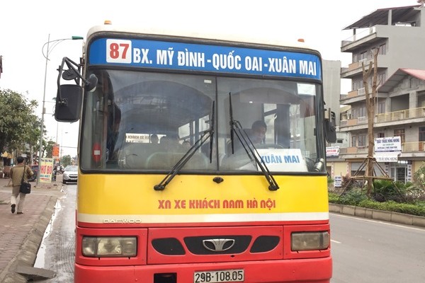 Lộ trình xe bus tuyến 87 tại Hà Nội