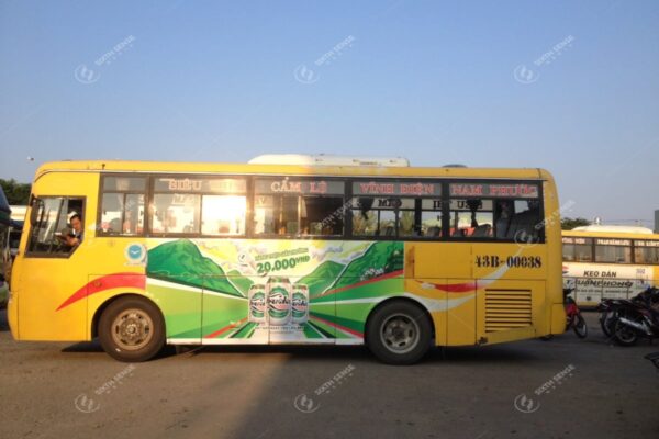 Quảng cáo trên xe bus tại Đà Nẵng - Bia Huda