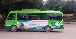Quảng cáo trên xe bus tại Hà Nội - Anland Premium
