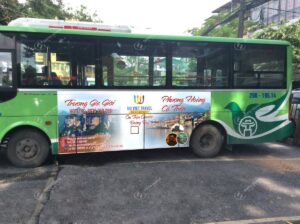 Quảng cáo trên xe bus tại Hà Nội - Ưu Việt Travel