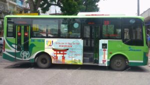 Quảng cáo trên xe bus tại Hà Nội - Ưu Việt Travel