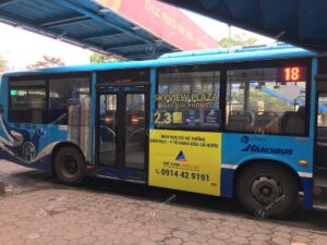 Quảng cáo trên xe bus tại Hà Nội - Chung cư Skyview Plaza