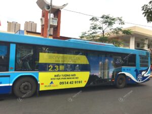 Quảng cáo trên xe bus tại Hà Nội - Chung cư Skyview Plaza