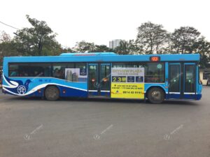 Quảng cáo trên xe bus tại Hà Nội - Chung cư Skyview Plaza