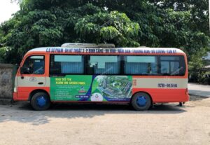 Quảng cáo trên xe bus Nghệ An - Khu đô thị Xuân An Green Park