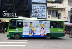 Quảng cáo trên xe bus TP Hồ Chí Minh - Dầu ăn Kiddy