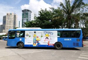 Quảng cáo trên xe bus TP Hồ Chí Minh - Dầu ăn Kiddy