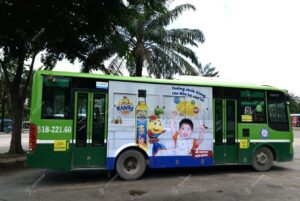 Quảng cáo trên xe bus TP Hồ Chí Minh - Dầu ăn Kiddy