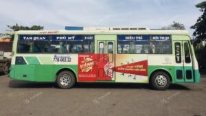 Quảng cáo trên xe bus Miền Trung - Tuần lễ Vàng tại Nguyễn Kim