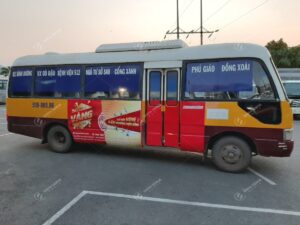 Quảng cáo trên xe bus Miền Trung - Tuần lễ Vàng tại Nguyễn Kim