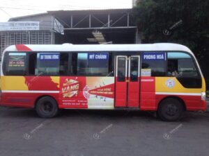 Quảng cáo trên xe bus Miền Trung - Tuần lễ Vàng tại Nguyễn Kim