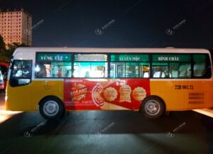 Quảng cáo trên xe bus Miền Trung - Tuần lễ Vàng tại Nguyễn Kim