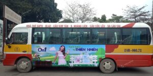 quảng cáo xe buýt ở Lào Cai