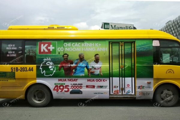 Quảng cáo xe bus sân bay Nha Trang