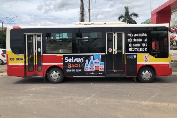 Quảng cáo xe bus Ninh Bình