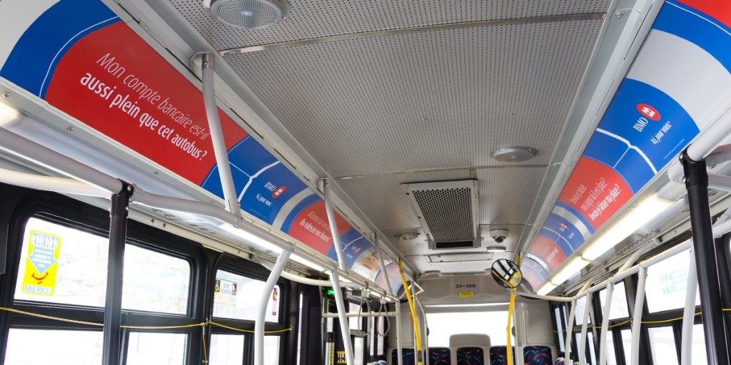 quảng cáo banner trên xe bus