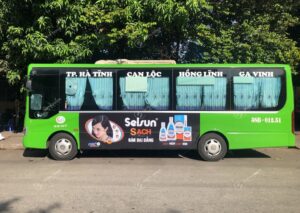 Quảng cáo xe buýt ở Vinh