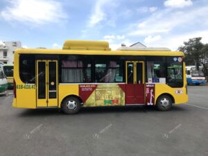 Quảng cáo xe bus ở Bình Dương