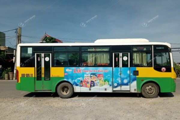 Quảng cáo xe buýt ở Vĩnh Phúc