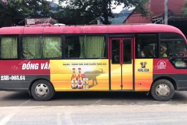 Quảng cáo xe buýt ở Hải Dương