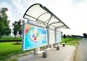 quảng cáo nhà chờ xe bus tại Tiền Giang