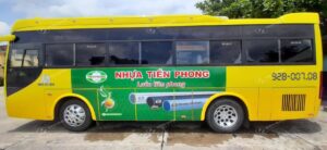 Quảng cáo Nhựa Tiền Phong trên xe bus