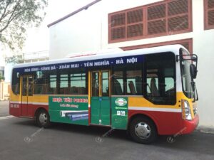 Quảng cáo xe buýt ở Hòa Bình