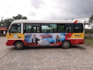 quảng cáo xe bus Hà Nam