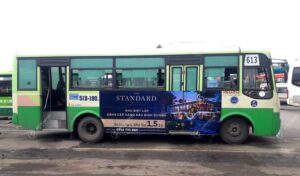 Quảng cáo xe bus tại Bình Dương – Dự án BĐS The Standard