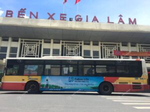 Fubon Life quảng cáo xe bus