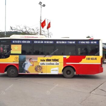 Quảng cáo xe bus ở Quảng Ninh