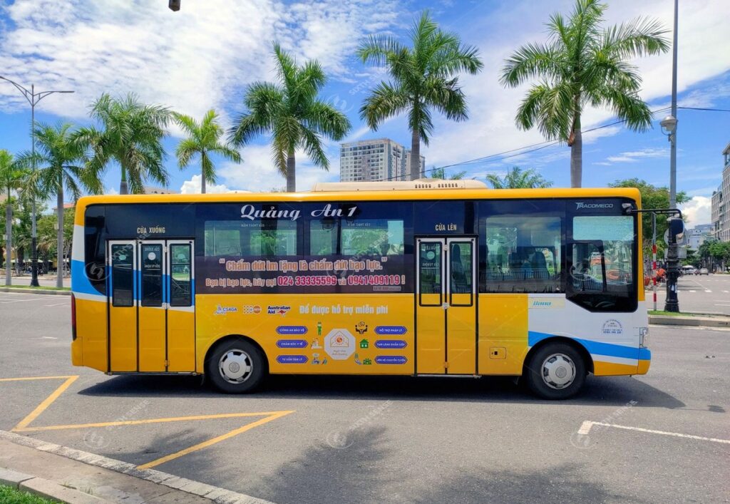 CSAGA quảng cáo xe bus Đà Nẵng giới thiệu Ngôi nhà Ánh Dương
