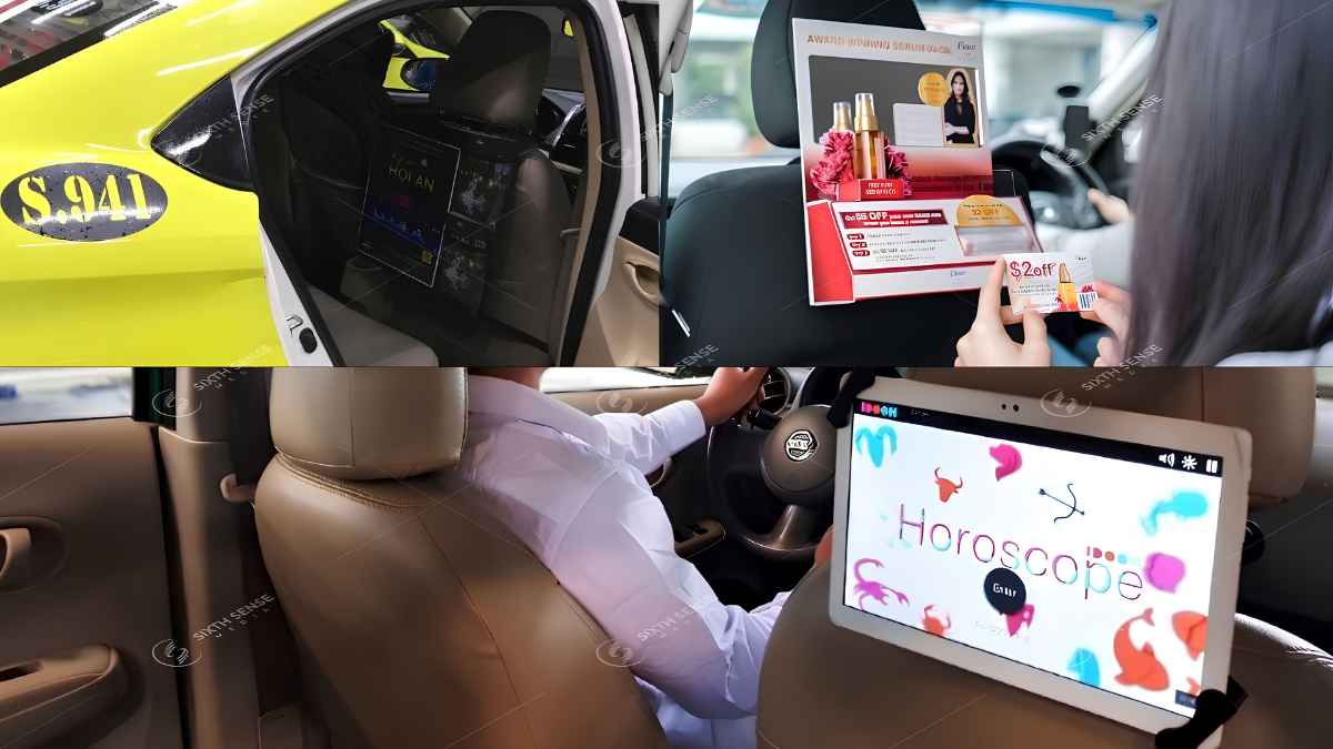 Thông điệp trong khoang xe giúp doanh nghiệp tiếp cận trực tiếp hành khách suốt hành trình