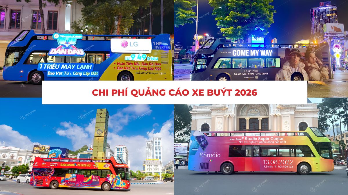 Chi Phí Quảng Cáo Trên Xe Bus 2026: Báo Giá Chi Tiết